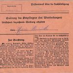 DR - Mannheim Militärpaketamt unfrank. Militärpaketkarte 21.10.18 Nachporto
