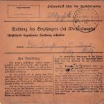 DR - Karlsruhe 1916 portopfl. Militärpaketkarte n. Fraundorf P. Mitterskirchen