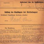DR - Magdeburg Militärpaketamt unfrank. Militärpaketkarte 21.7.16 Nachporto "25"