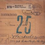 DR - Magdeburg 2 Militär-Paketamt unfrank. Militärpaketkarte 18.7.16 Nachporto