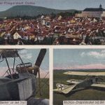 DR - Gotha Flieger-Ers.Abt. 3 Feldpostkarte (AK Fliegerstadt) n. Mauer 1918