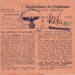 DR - Wien 46 Reichsbankhauptstelle 125 Pfg. AFS Eil-Wertpaketkarte 29.4.43