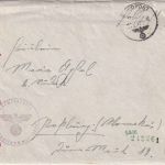 DR - Fp.Nr. 01081 (Gen.Kdo. XVII.AK) Feldpostzensurbrief i.d. SLOWAKEI 25.9.42