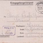 DR - Stalag XB (Sandbostel/Feldpost 3.5.44) Kriegsgefangenenbrief n. ITALIEN