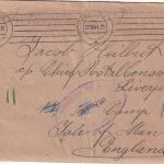 DR - Hamburg 22.10.41 Interniertenbrief ("Feindstaatenausländer") n. Isle of Man