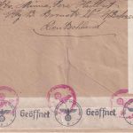 DR - Hamburg 22.10.41 Interniertenbrief ("Feindstaatenausländer") n. Isle of Man