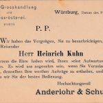Bayern - 3 Pfg. Wappen Drucksache/Reiseavis Würzburg 6 2. NOV 03 n. Regensburg
