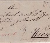 Bayern/Österreich - Würzburg 1. JUN 1829 L2 Francobrief n. Wien - mit Inhalt
