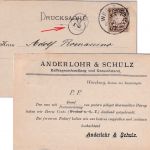 Bayern - 3 Pfg. Wappen Drucksachenkarte Würzburg 2 3. DEZ 07 n. Regensburg