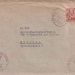 All.Bes. - 24 Pfg. Arbeiter Brief Würzburg - München 31.7.47 Doppelzensur