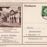BRD - Würzburg 2 31.7.62 apt. Tagesstempel Bildganzsache - PLZ-Umstellung