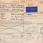 BRD - Würzburg 1982 15,30 M. Postfreistempel Lupo-Paketkarte n. ESTLAND (UdSSR)