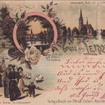 Bayern - Veitshöchheim 27. JUL 98 blauer K1 Litho Leipzig n. Horgau