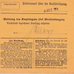 Bayern - 2x10 Pfg. Ludwig Soldaten-Paketkarte Unteraltertheim 16.12.15