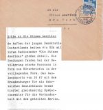 Bizone - 30 Pfg. Bauten Brief n. USA Poststelle I Riedenheim ü. Ochsenfurt 1949