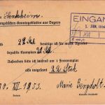 BRD -Herchsheim ü. Würzburg Landpost-Ra2 Drucksachenkarte 31.12.53 n. Rothenburg