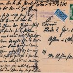 BRD - Holzkirchhausen ü. Würzburg Landpost-Ra2 Karte n. Ahlen 1952