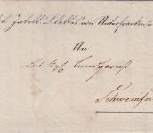Bayern - Würzburg 8/6 HKS Dienstbrief n. Schweinfurt 1849 - mit Inhalt