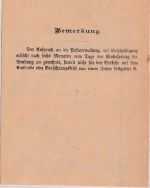 Bayern - Würzburg I Post-Anw. 3. MRZ 93 K1 Postaufgabeschein f. Postanweisung