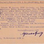 DR-Infla - 10 Mrd. Korbdeckel Firmenkarte Würzburg - Hof 22.11.23