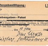 DR - 3x1 Pfg. AH Drucksachenkarte/Liebesgaben-Paket-Bestätigung Würzburg 1942