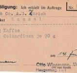 DR - 6 Pfg. AH Karte/Liebesgaben-Paket-Bestätigung Würzburg 1943