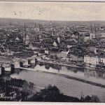 DR - Würzburg 1936 "Besucht die Zeltlager ..." Masch.werbestempel Karte