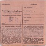 Bizone - 80 Pfg. Bauten Nachnahme-Paketkarte Würzburg-Heidingsfeld 26.10.48