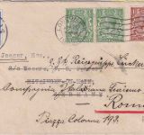 England/DR - Brief aus London 1933 n. Kitzingen - auffrankierte Weiterleitung !!