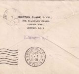 England/DR - Brief aus London 1933 n. Kitzingen - auffrankierte Weiterleitung !!