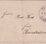 Berlin - 3 Pfg. blau Neue Berl. Omnibus-u. Paketfahrt Actien-Ges. Ortsbrief 1887