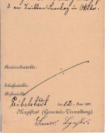 Bayern - Sommerhausen 15/6 HKS 5 Pfg. Wappen Ganzsache m. Firmen-Zudruck