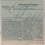 All.Bes. - 2x50 Pfg. Arbeiter Paketkarte Remlingen - Darmstadt 19.5.48
