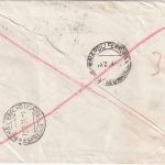 DR - 3x15 Pfg. Hindenburg Wz. Waaben u.a. Eilbrief n. ITALIEN 11.2.34