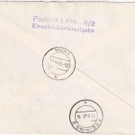 DR - 7x6 Pfg. Gr. Preis v. Wien Einschreibebrief SST Wien - Sünzhausen 15.8.43