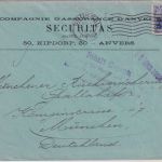 LP Belgien - 25 C. Germania/Überdruck Brief Brüssel 1918 - München Zensur-L4 !!