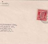 Dt.Bes. Kanalinseln - Guernsey 1 P. Wappen Inselbrief/FDC 18.2.41