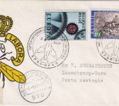 Belgien - Militärpost BPS6 (Neheim-Hüsten) Einschreibbrief n. LUXEMBURG 1967