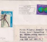 UNO Genf - Interflug/DETA (?) Berlin/Maputo Zuleitungspost 1979/1980
