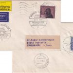 BRD - Hamburg 1967 Luftfracht SST Luftpostbrief n. LUXEMBURG lux. Lagergebühr !