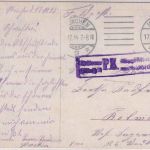Bayern - München 1915 Münchner Kindl Storch Frauentürme fabr. AK/Feldpost