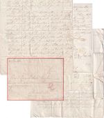 Bayern - Kempten 1795 Teilfrankobrief "Franco Lindau" n. Markt Weiler