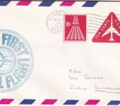 USA - TWA Firstflight Honolulu (Hawaii) - Zürich 1969