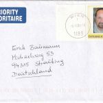 Österreich - 0,55€ Briefmarke individuell (Kopfbild) Brief Wien - Straubing 2005