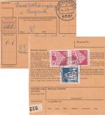 BRD - Bayreuth Land (Wohnsgehaig) Paketkarte n. Nürnberg 1968