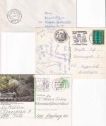 Bayern/DR/BRD - Wunsiedel 6 Belege (Briefe/Karten ex 1915/82