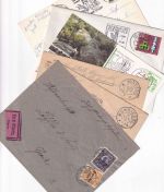 Bayern/DR/BRD - Wunsiedel 6 Belege (Briefe/Karten ex 1915/82