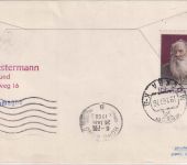UdSSR - Lufthansa Erstflug FFM/Hongkong Zuleitungspost 23.1.61 - sehr selten !