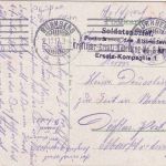 Bayern - Nürnberg 1917 Feldpostkarte (Kraftfahr-Ersatz-Abt.) n. Dörflas