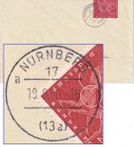 BRD - Nürnberg 17 (13a) 19.8.60 Brief n. Hartmannshof - Stempeltype !!